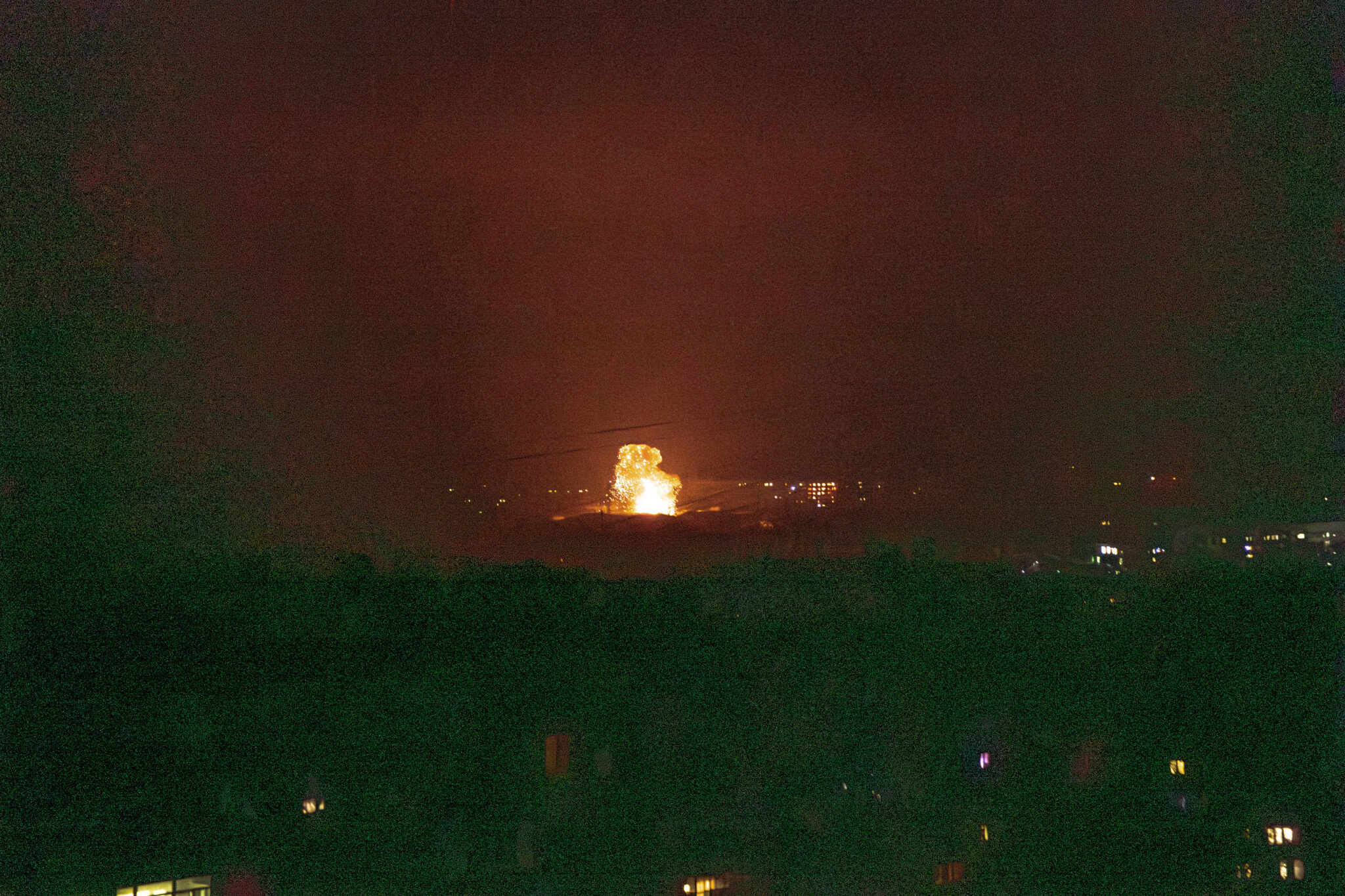 Shahed drone striking the city of Kramatorsk