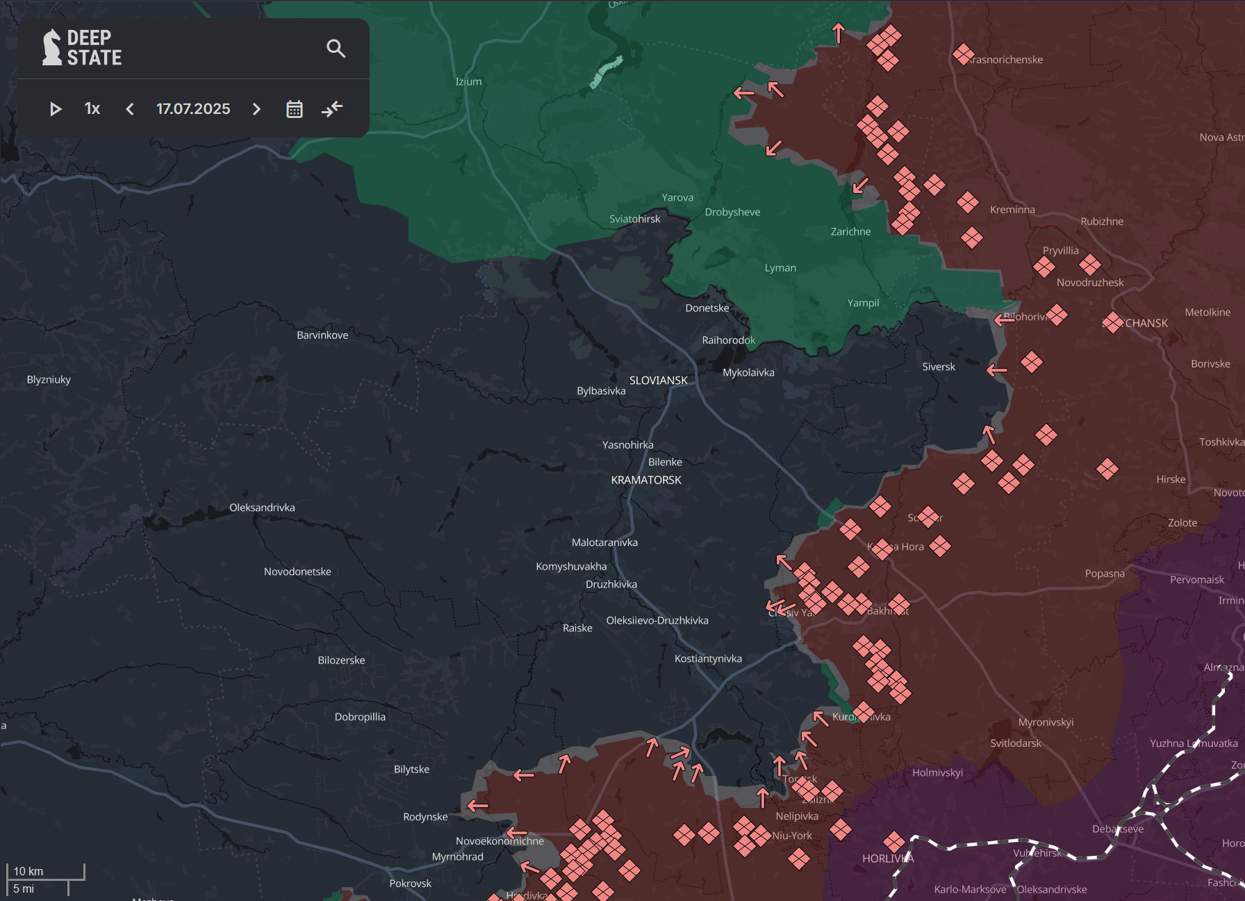 Kramatorsk area at the beginning of summer 2025