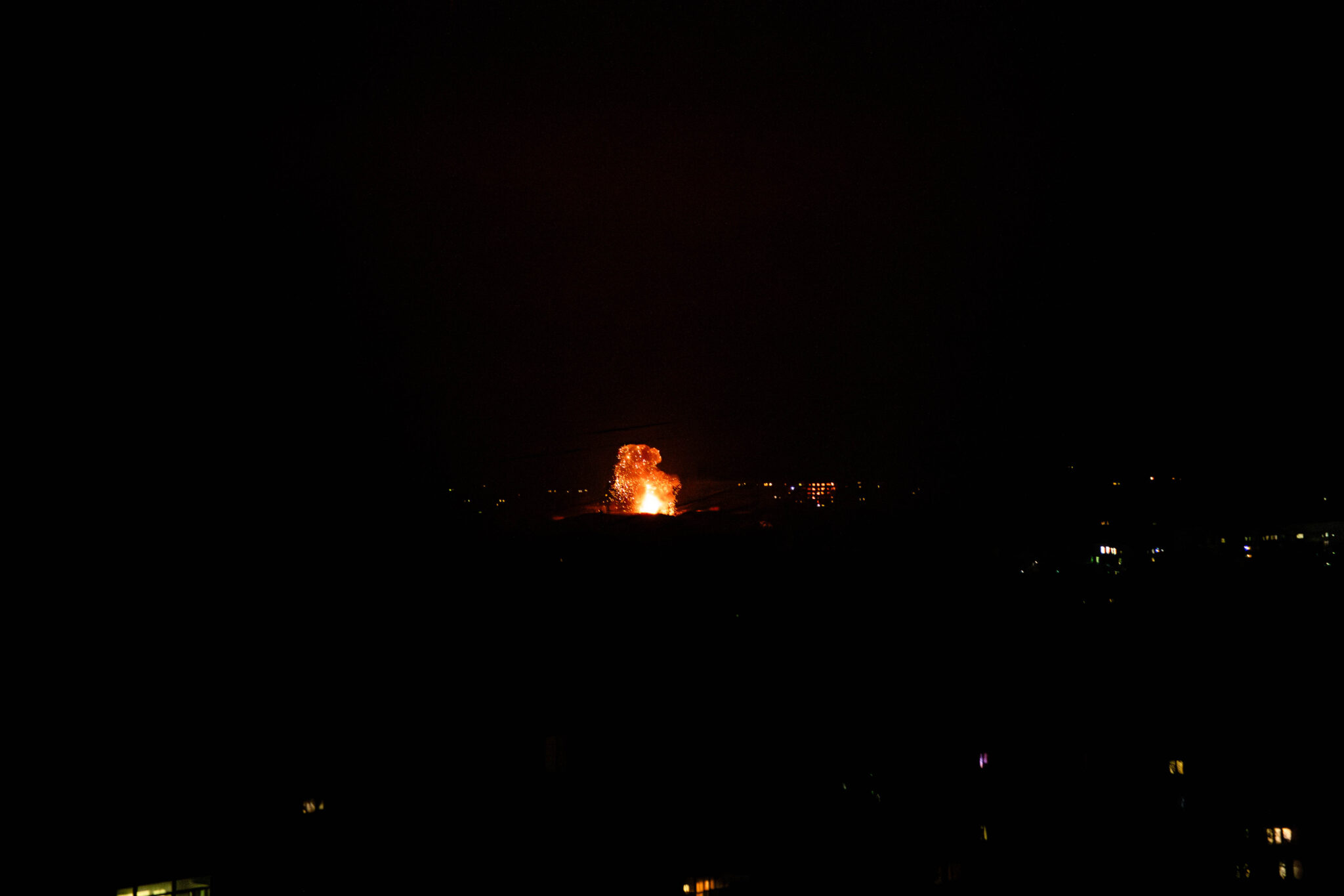 Shahed drone striking the city of Kramatorsk